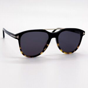 NEW TOM FORD SUNGLASSES DAMIAN-02 TF1098 05A BLACK UNISEX EYEWEAR FT1098/S 05A